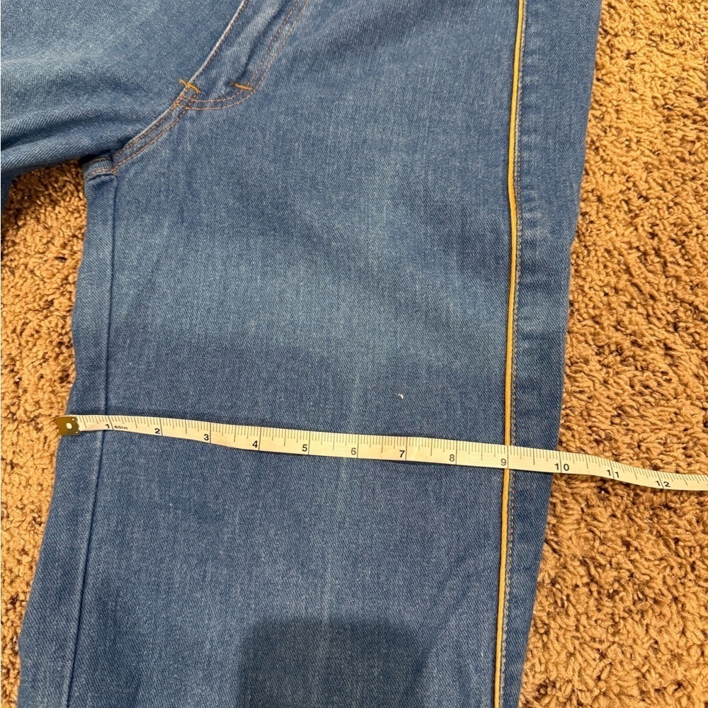 1970s L’Avion High-Rise Jeans | True Vintage Wide Leg Denim | Size 30M - Picture 7 of 8